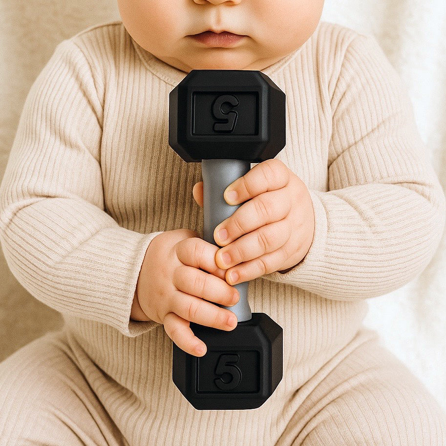 Baby Rattle Dumbbell Toy